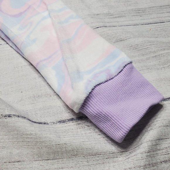 Juicy Couture Girls Track Suit Size 6 Pink, Purple, White Tye-dye - Picture 2 of 13